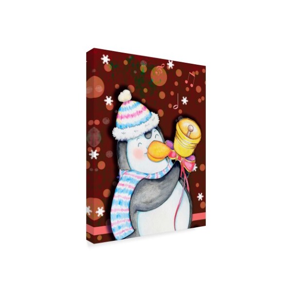 Valarie Wade 'Penguin Bell' Canvas Art,24x32